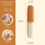 2 in 1 knife with peeler