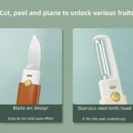 2 in 1 knife with peeler