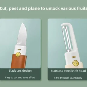 2 in 1 knife with peeler