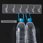 6 pcs self adhesive hook sticker