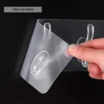 6 pcs self adhesive hook sticker