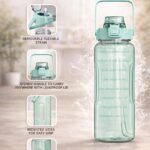 transparent motivational timer bottle