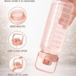 transparent motivational timer bottle
