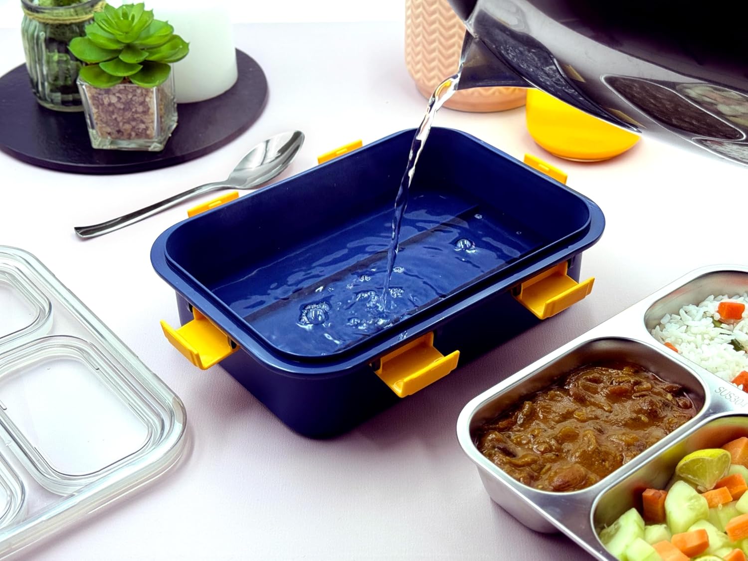 3 Compartment Lunch Box