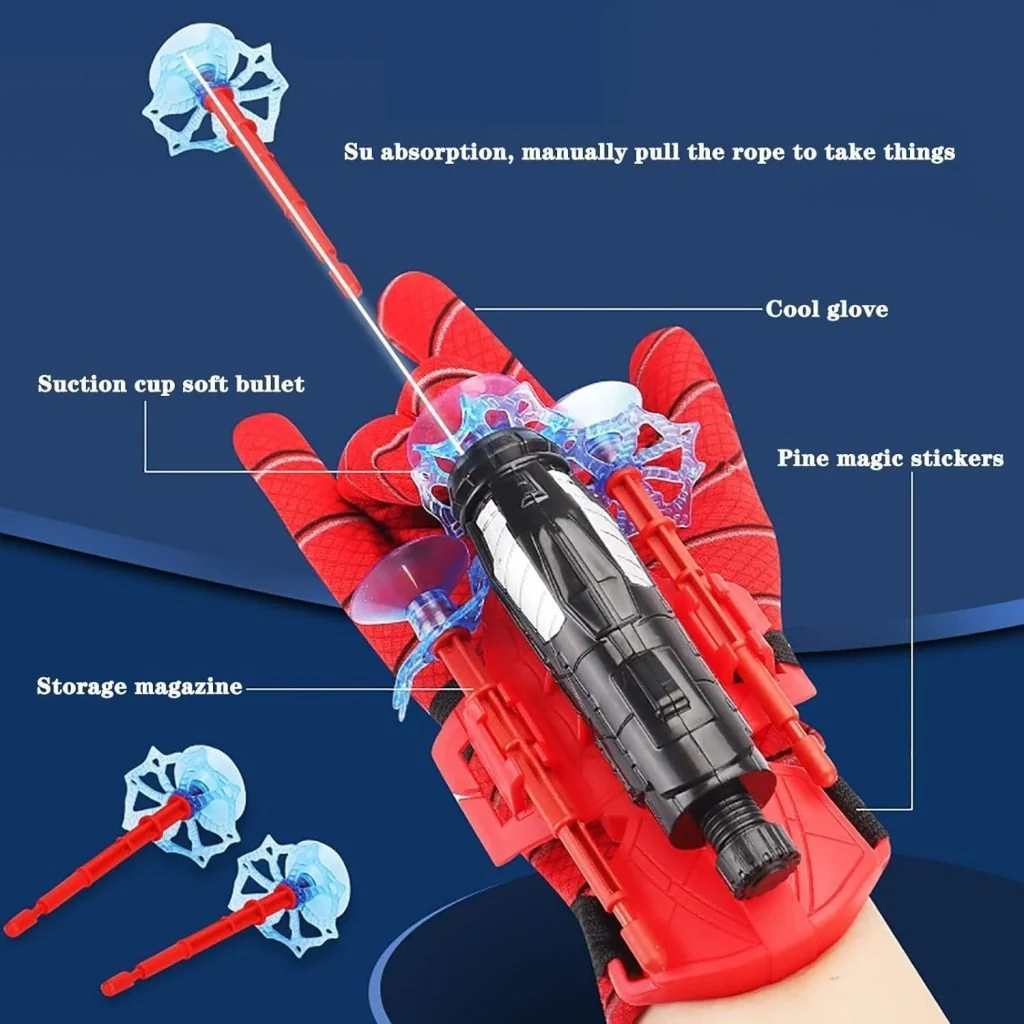 spider web shooters