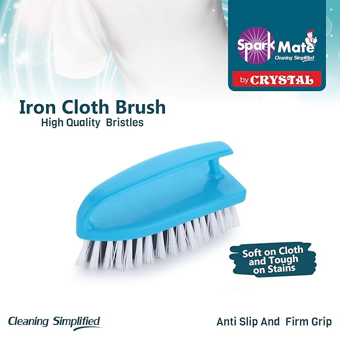 Cloth Cleaning Brush with Easy Grip Handle