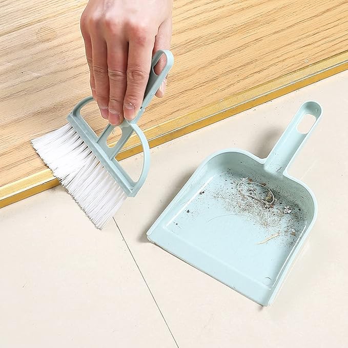 Mini Dust Pan with Brush Set Handheld Cleaning Brush & Dustpan 1 Set