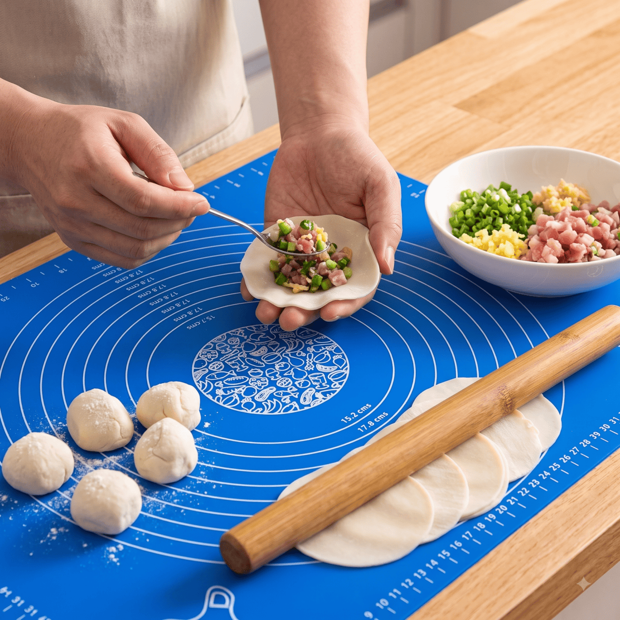 40 x 50 cm Silicone Roti Mat | Non-Stick Silicone Rolling Mat for Roti
