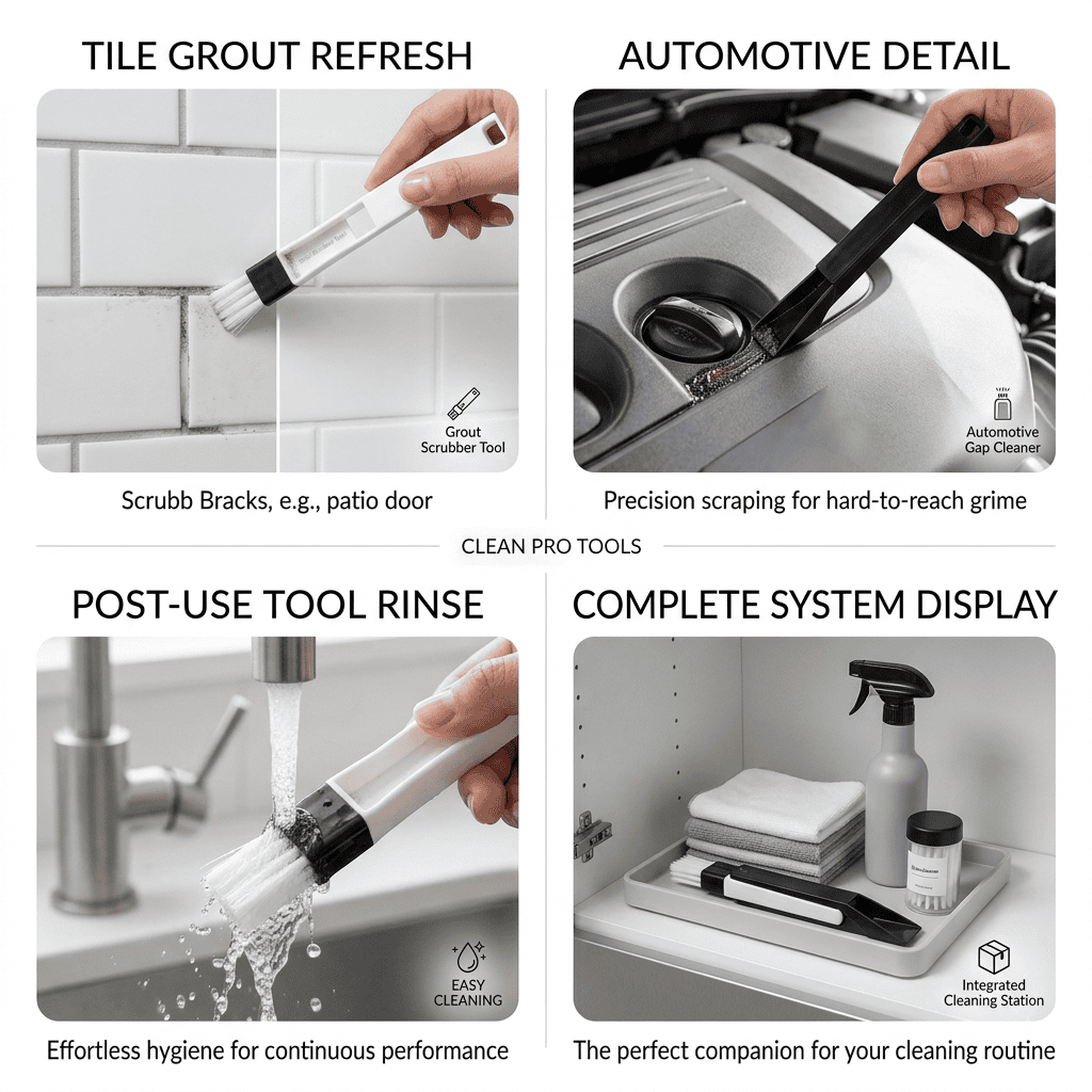 2 in 1 Window Frame Slider Brush