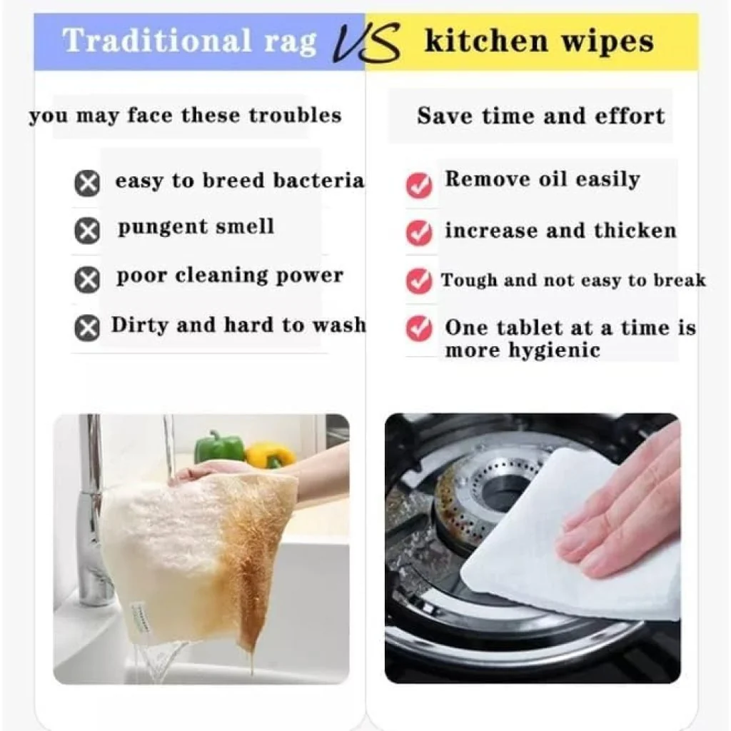 Kitchen Wipes 80 pcs