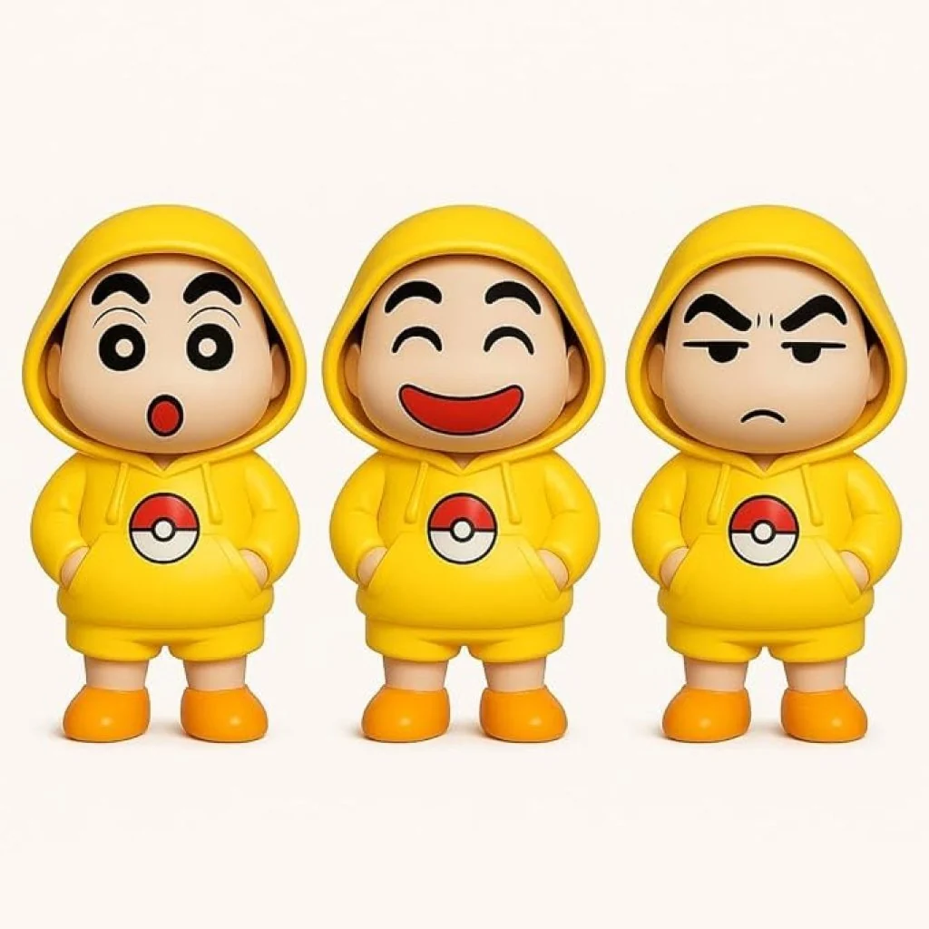 Shinchan Face Changing Keychain