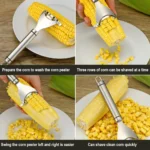 Stainless Steel Corn Peeler Kitchen Tool