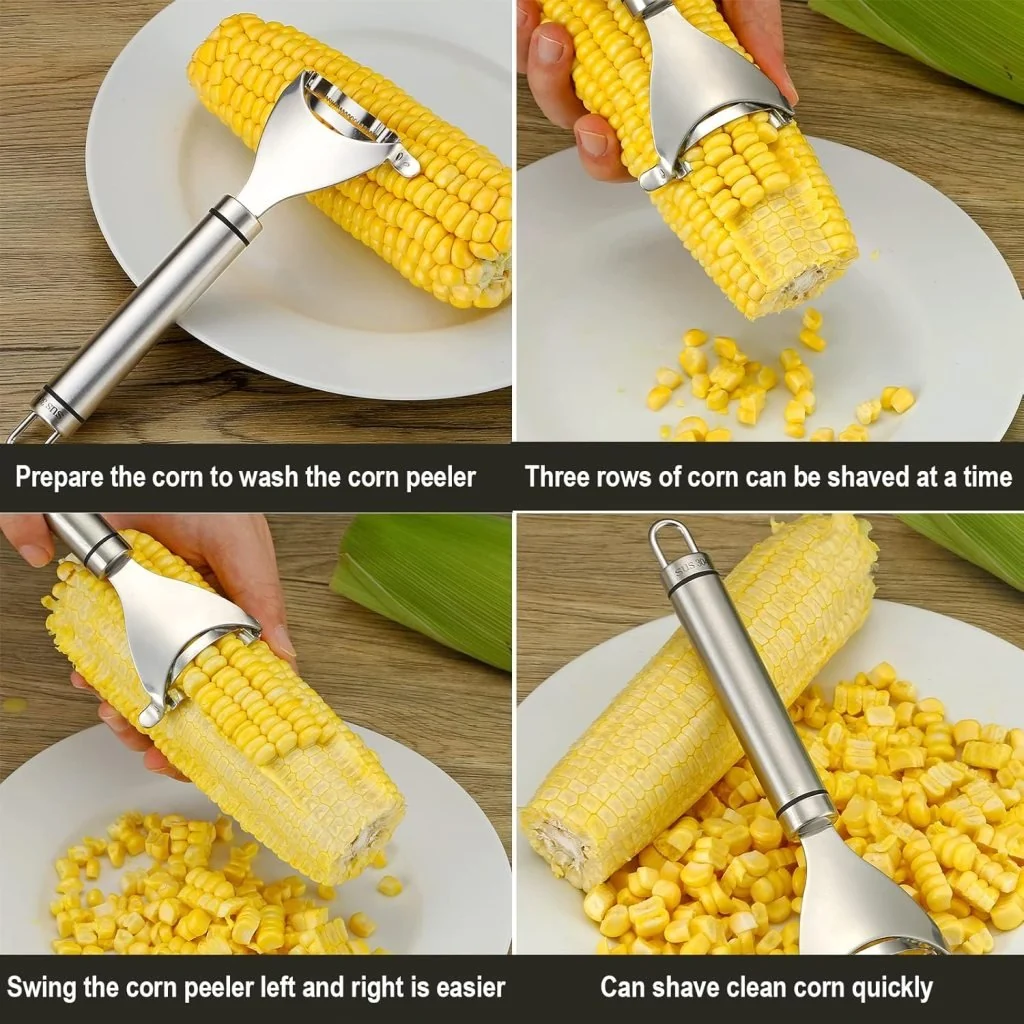 Stainless Steel Corn Peeler Kitchen Tool