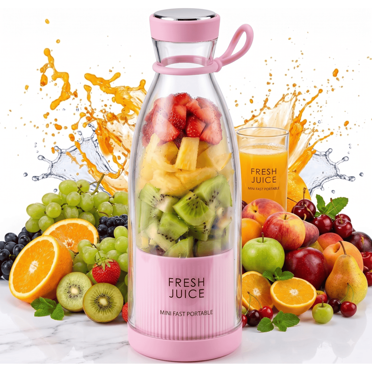 Mini Portable Bottle Shape Juicer