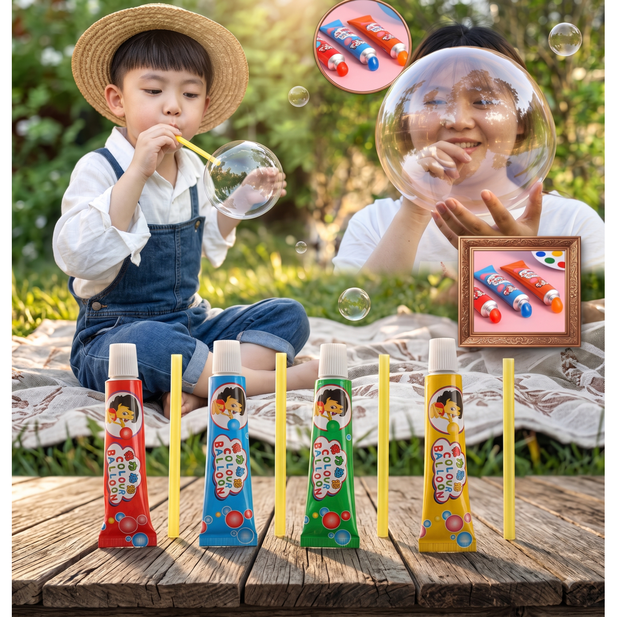 bubble making glue