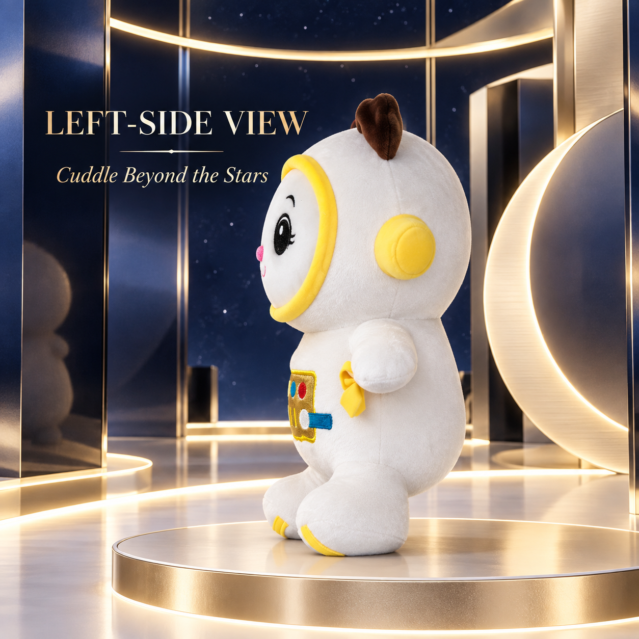 Astronaut Panda Plush Toy – 35cm Soft Space Suit Bear Stuffed Animal