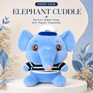 Sailor Elephant Cuddle Plush Toy
