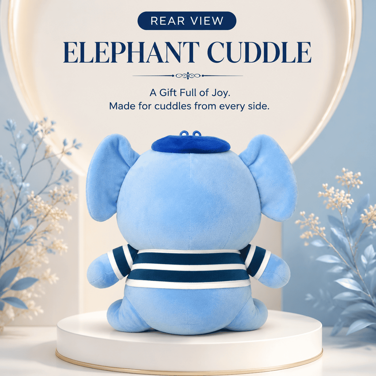 Sailor Elephant Cuddle Plush Toy