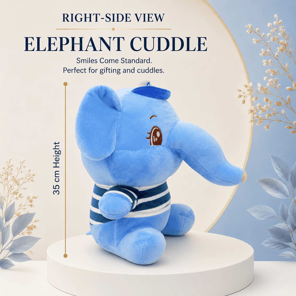 Sailor Elephant Cuddle Plush Toy