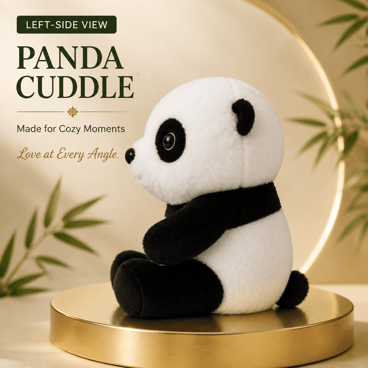 Soft Black & White Stuffed Panda Bear