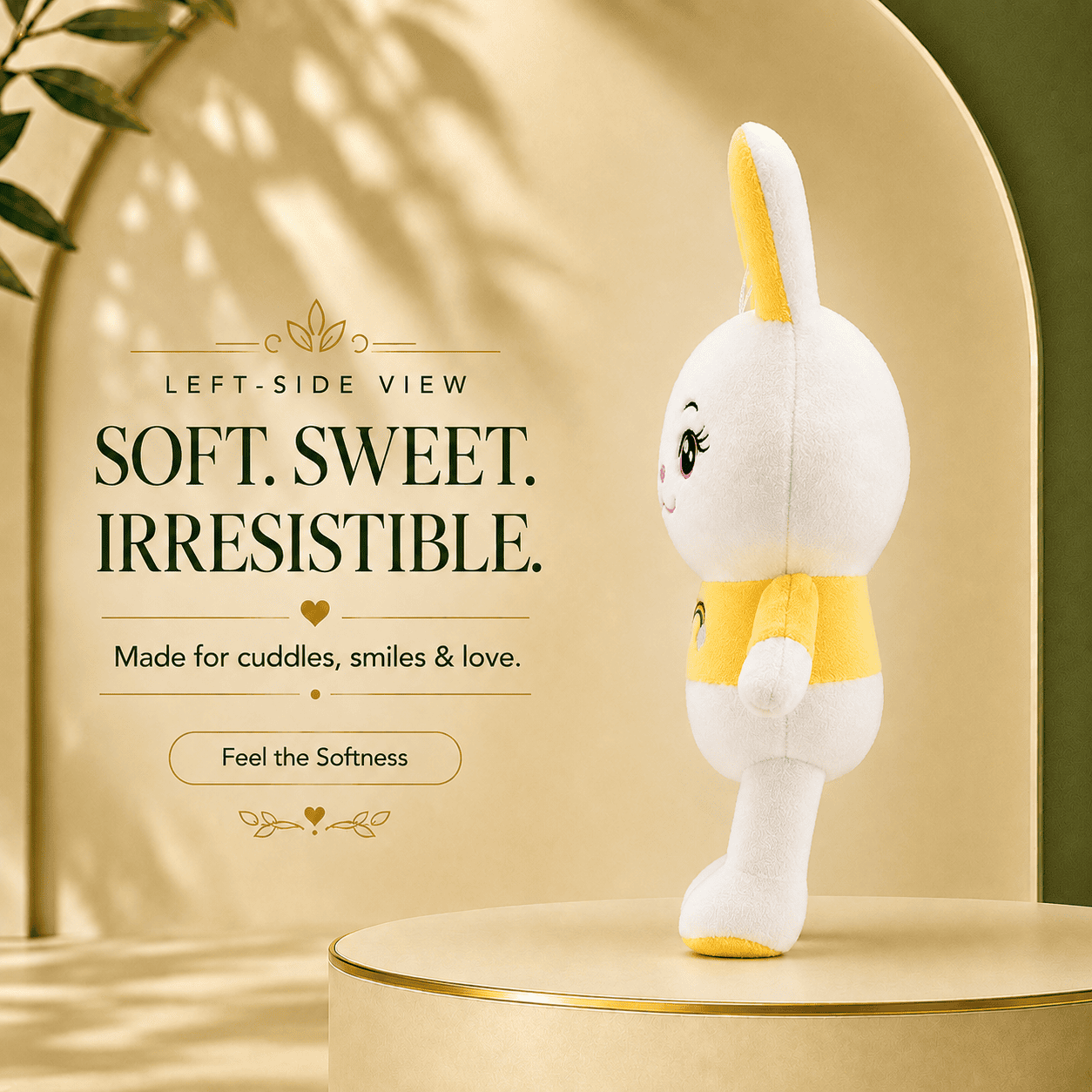 Sunshine Rainbow Bunny Plush Toy