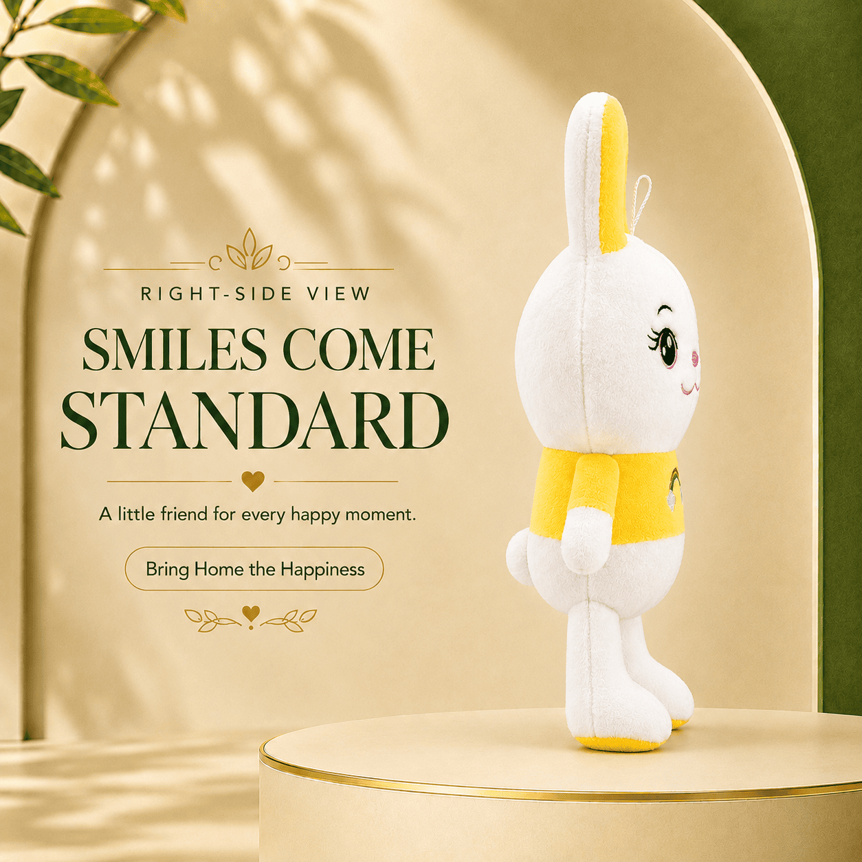 Sunshine Rainbow Bunny Plush Toy