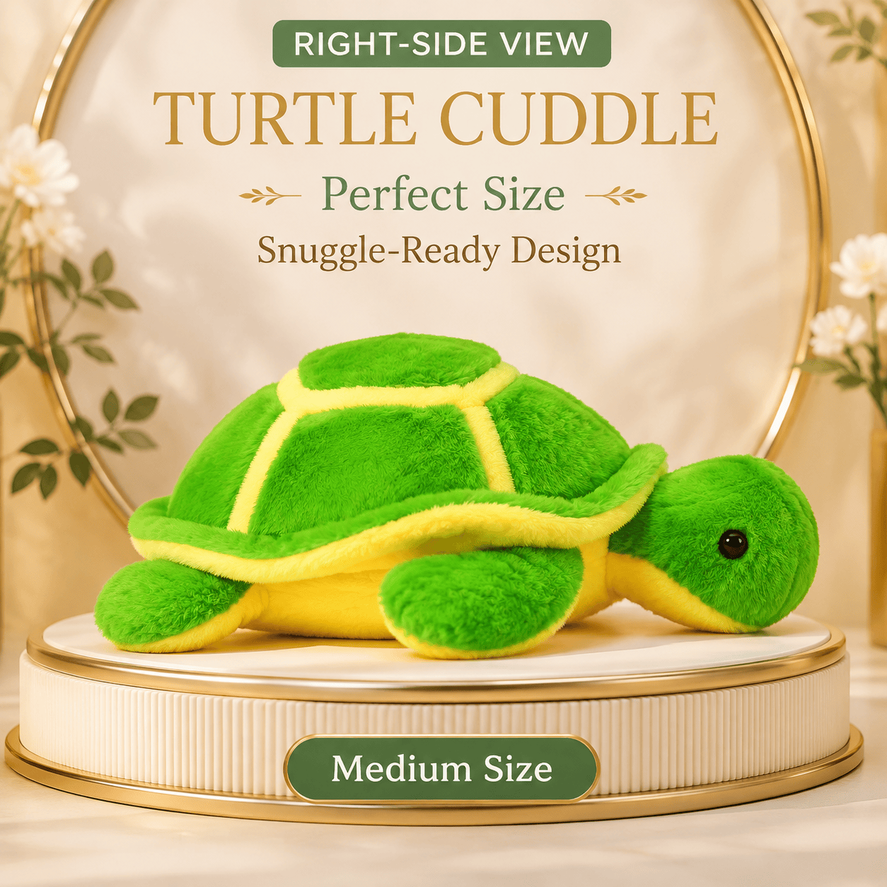 Soft Green Sea Turtle Stuffed Animal