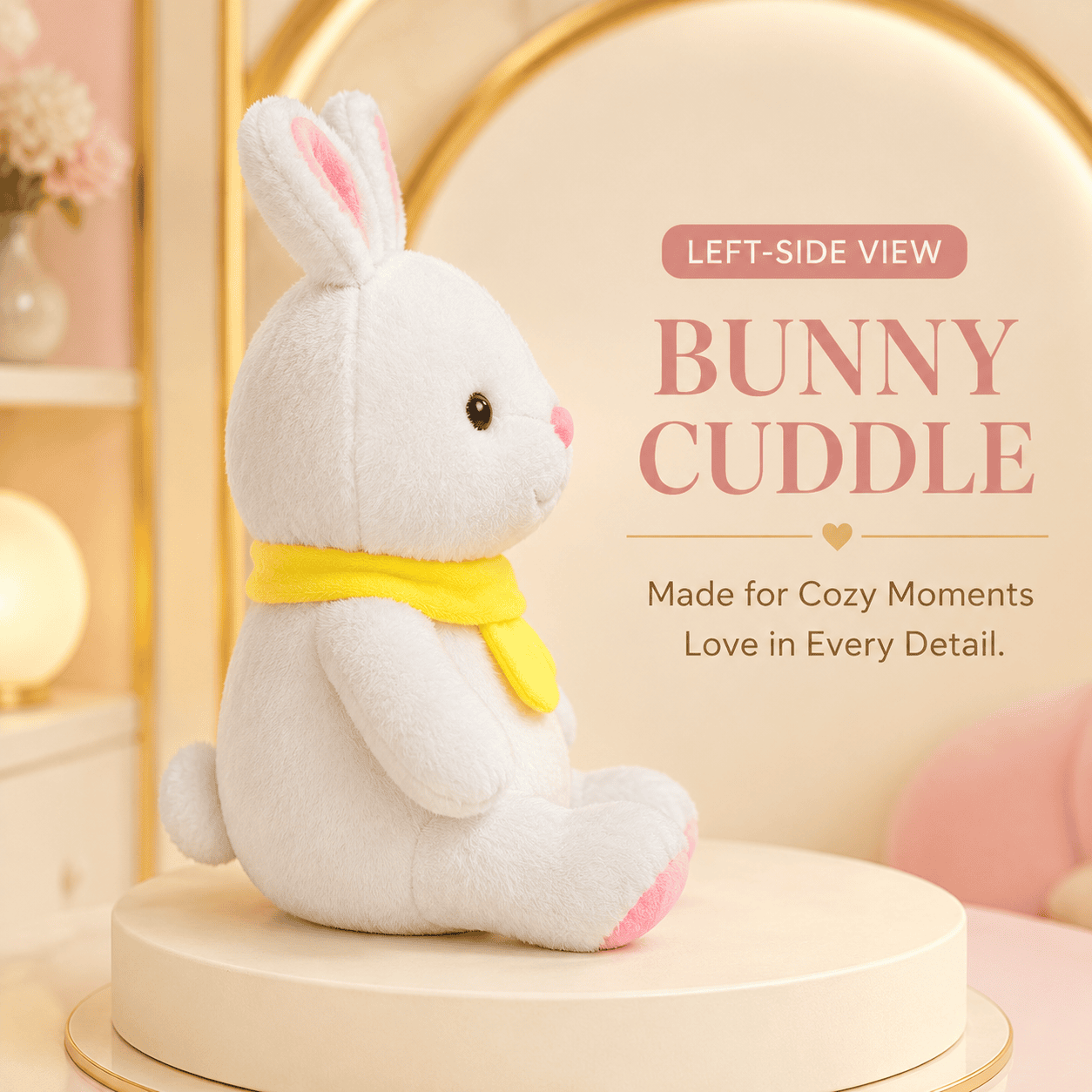 Soft White Rabbit Stuffed Animal