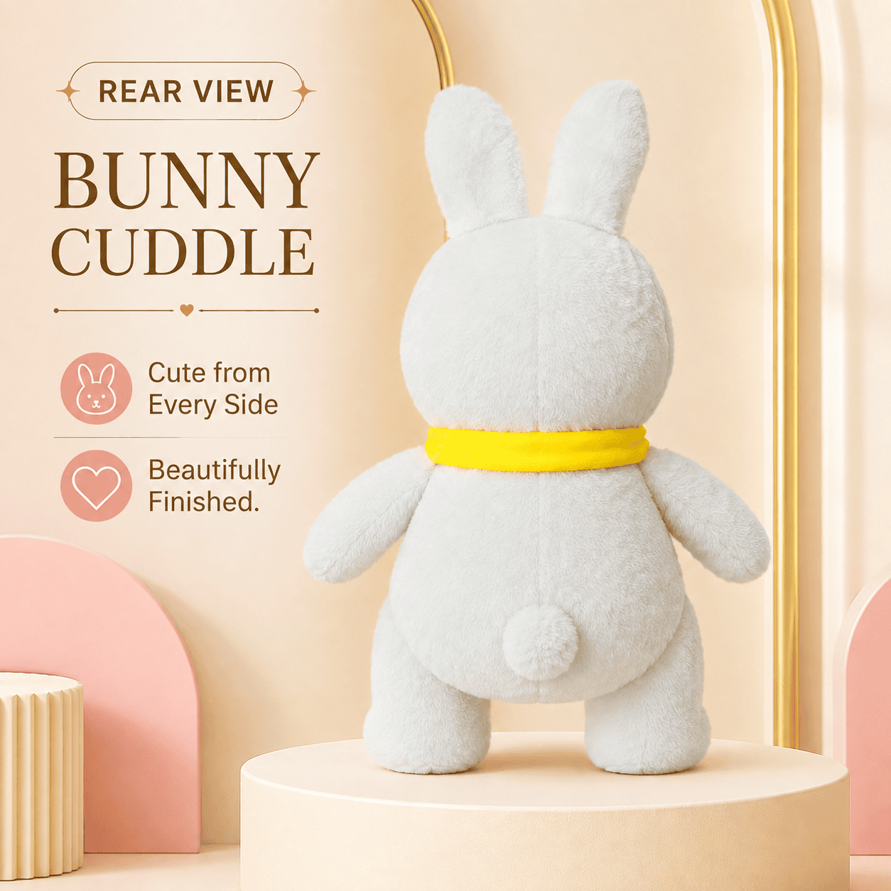 Soft White Rabbit Stuffed Animal