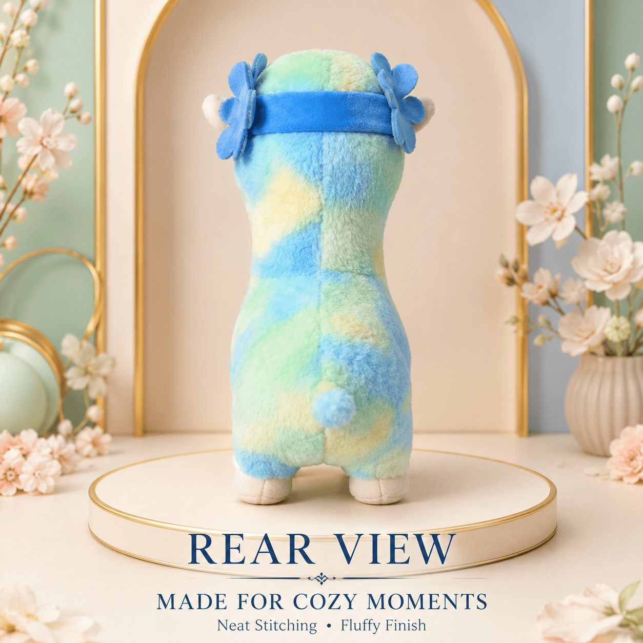 Pastel Alpaca Cuddle Plush Toy